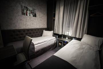 Фото номера Двухместный номер с 2 отдельными кроватями Отель Hotel Forma г. Пила 14